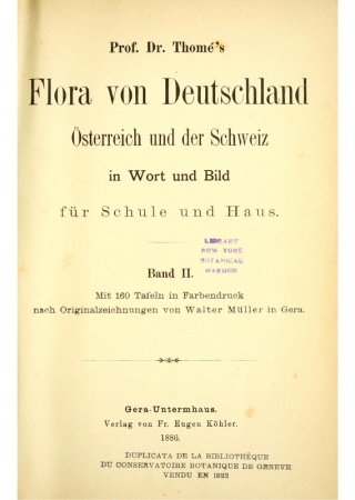 Flora von Deutschland, Österreich und der Schweiz, in Wort und Bild, für Schule und Haus