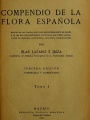 Botánica descriptiva. Compendio de la flora española. 